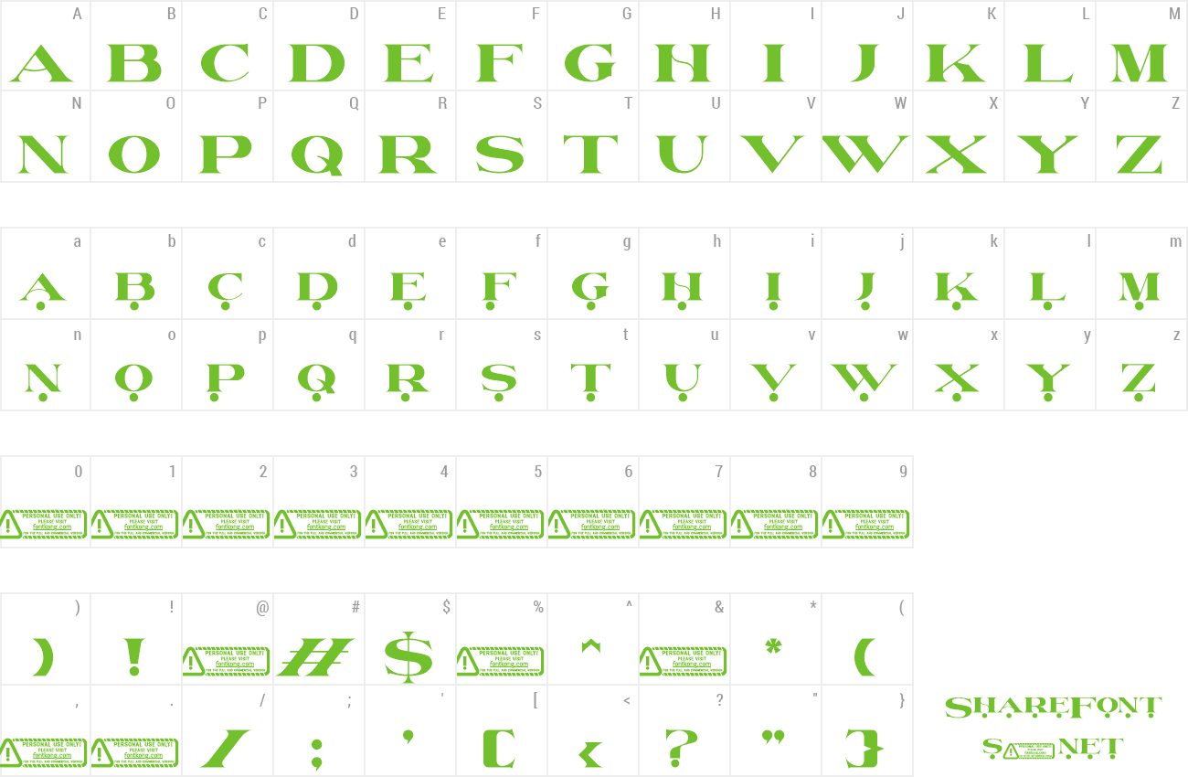 Font Neith preview